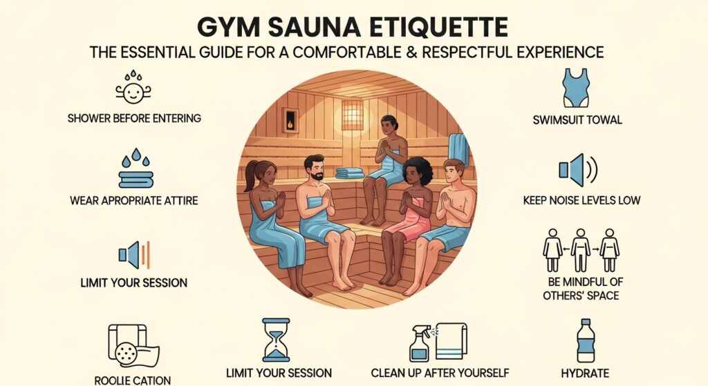 gym sauna ettiquette