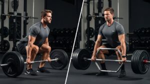 romanian vs trap bar deadlift